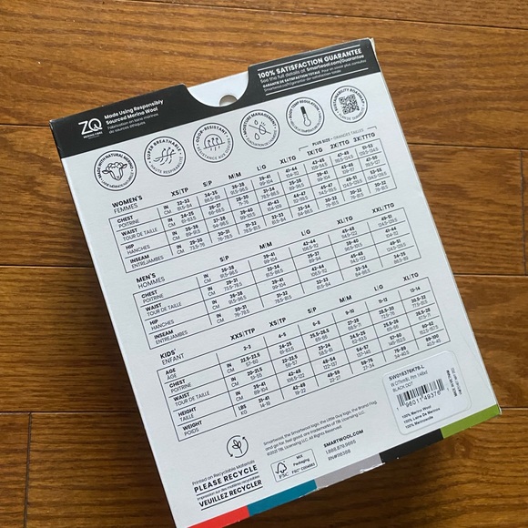 SMARTWOOL Merino 250 Baselayer Pattern 1/4 Zip Boxed BNIB - Picture 10 of 16